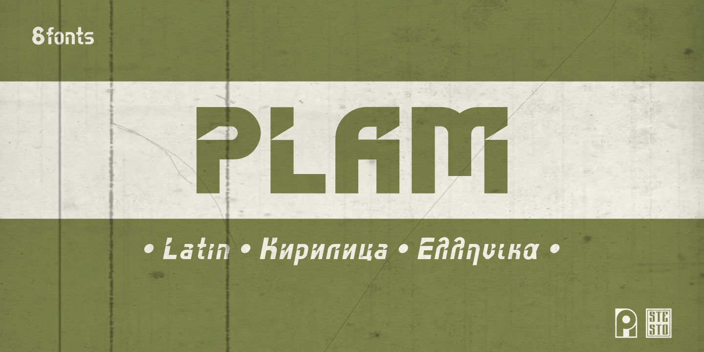 Plam Font preview